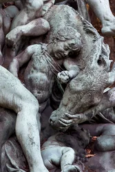 Le triomphe de Silène (détail)